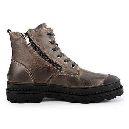 DM406 Leather Ankle Boots Men&