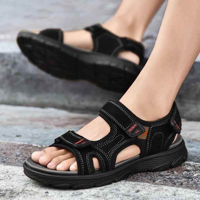 DM410 Genuine Leather Sandals Men&