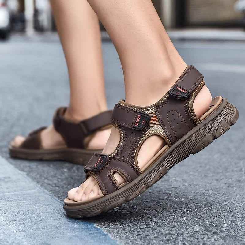 DM410 Genuine Leather Sandals Men&