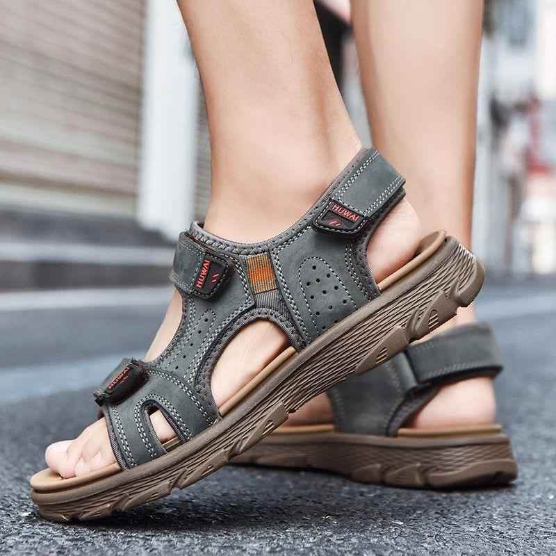 DM410 Genuine Leather Sandals Men&