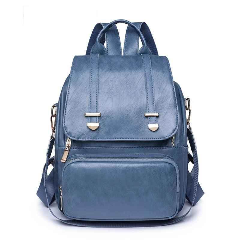 Durable and Stylish Vintage Leather Cool Backpack FN331 - Touchy Style