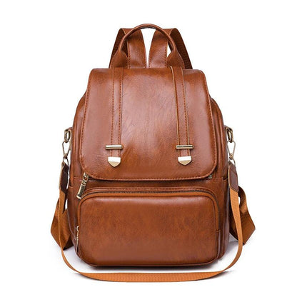 Durable and Stylish Vintage Leather Cool Backpack FN331 - Touchy Style .