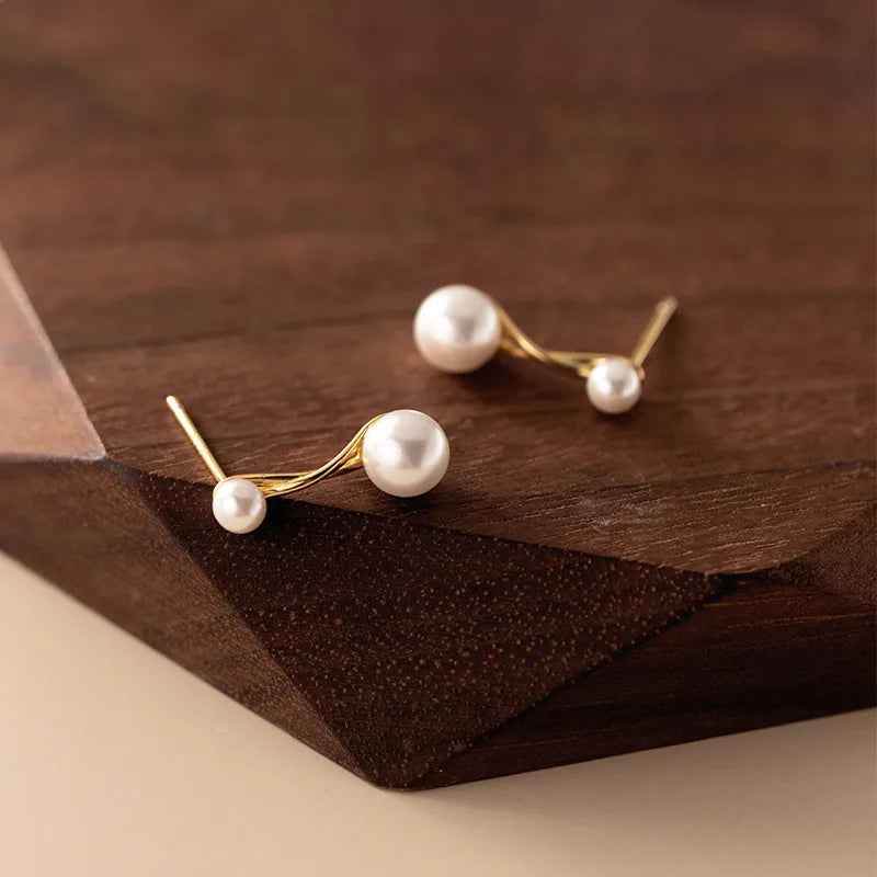 Earrings Charm Jewelry Delicate Simulated Pearl Fashion 