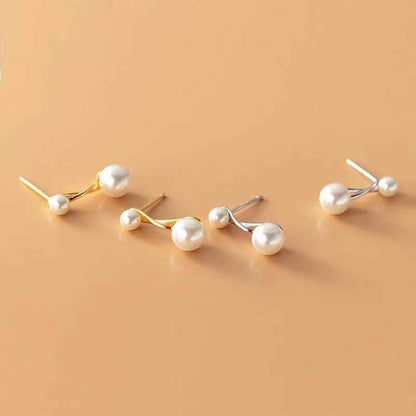 Earrings Charm Jewelry Delicate Simulated Pearl Fashion 