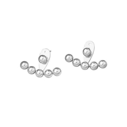 Earrings Charm Jewelry Gold Bean Cool Accessory XYS104 - Touchy Style