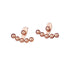 Earrings Charm Jewelry Gold Bean Cool Accessory XYS104 - Touchy Style .