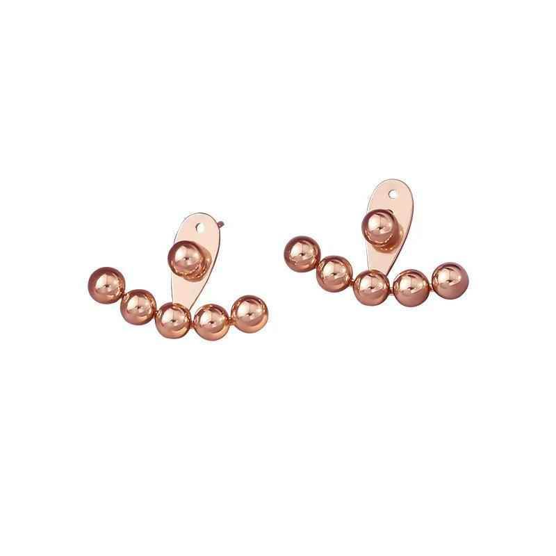 Earrings Charm Jewelry Gold Bean Cool Accessory XYS104 - Touchy Style