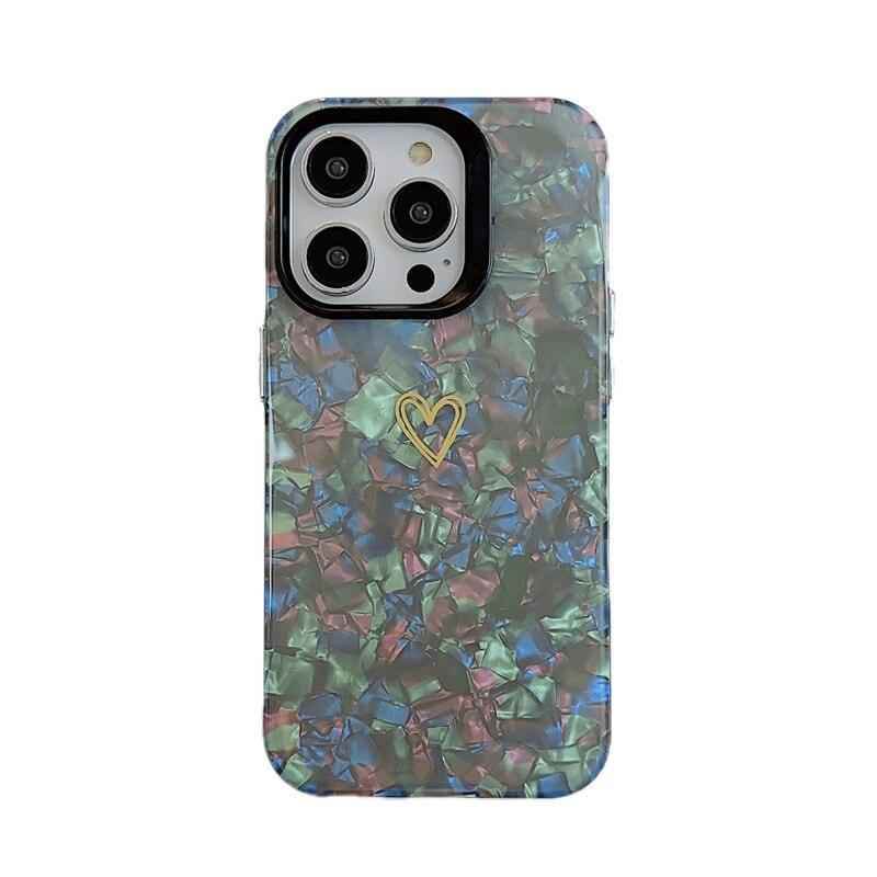 Elegant Bling Shell Pattern Luxury Phone Case Cover for iPhone 11, 12, 13, 14 Pro Max, X, XR, XS Max - Touchy Style