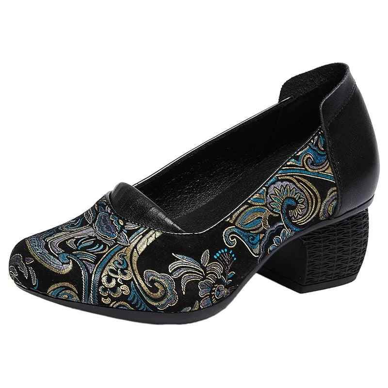 Ethnic Style High Heels Pumps: ICS5777 Women&