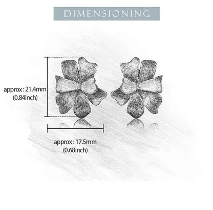 Exquisite Flower LFJA0127 Stud Earring Charm Jewelry 925 Sterling Silver - Touchy Style