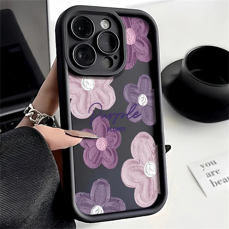 FACPC607 Cute Phone Case For Huawei Honor 50, 90, 20, 9X Pro, X9, X30, Y9 Prime 2019, or Magic 5 Pro - Flower Picture Printed - Touchy Style