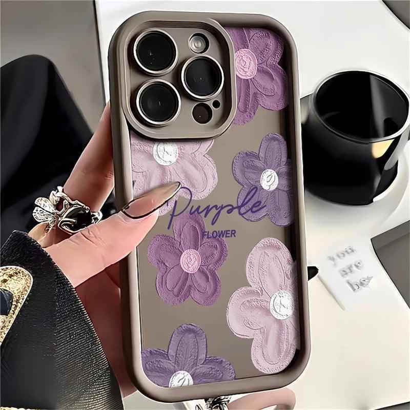 FACPC607 Cute Phone Case For Huawei Honor 50, 90, 20, 9X Pro, X9, X30, Y9 Prime 2019, or Magic 5 Pro - Flower Picture Printed - Touchy Style