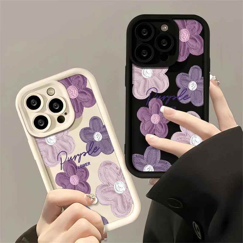 FACPC607 Cute Phone Case For Huawei Honor 50, 90, 20, 9X Pro, X9, X30, Y9 Prime 2019, or Magic 5 Pro - Flower Picture Printed - Touchy Style