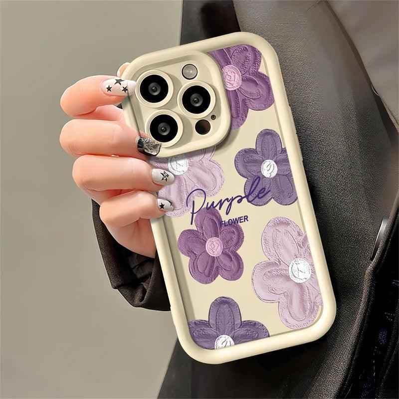 FACPC607 Cute Phone Case For Huawei Honor 50, 90, 20, 9X Pro, X9, X30, Y9 Prime 2019, or Magic 5 Pro - Flower Picture Printed - Touchy Style