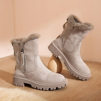 Fashion Chunky Platform Boots - Women&