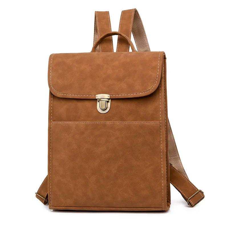 Fashion Cool Backpack QC427 - Vintage Leather Shoulder Bag - Touchy Style .