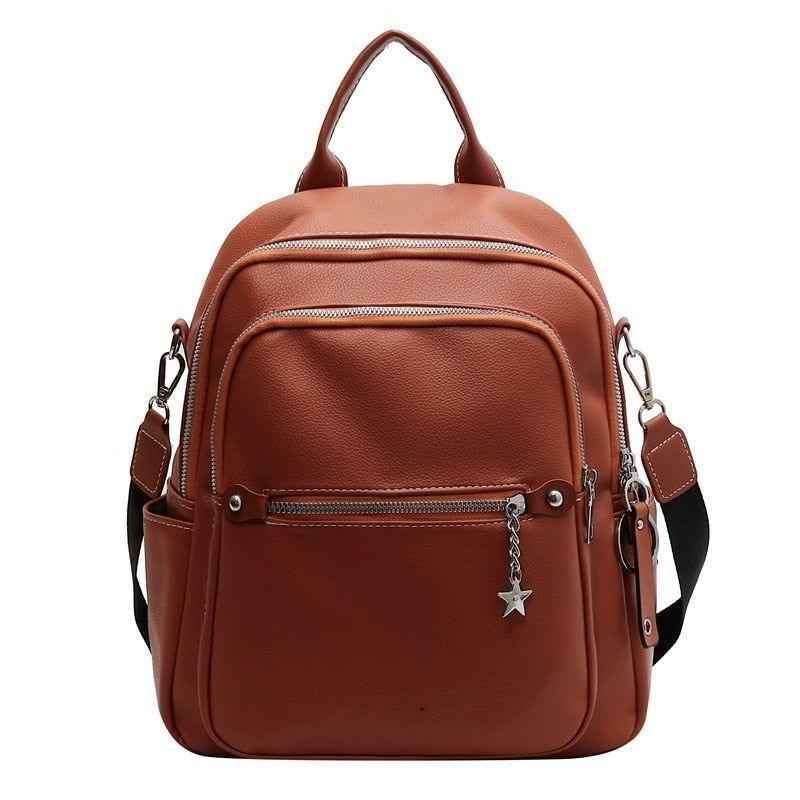 Fashion Leather College Bags - Women&