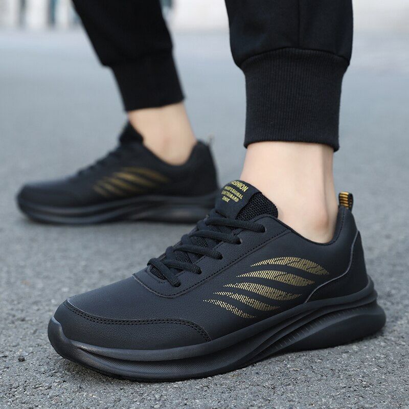 Fashion Running Sneakers - Men's Casual Shoes EN143 BlackWhite / 39