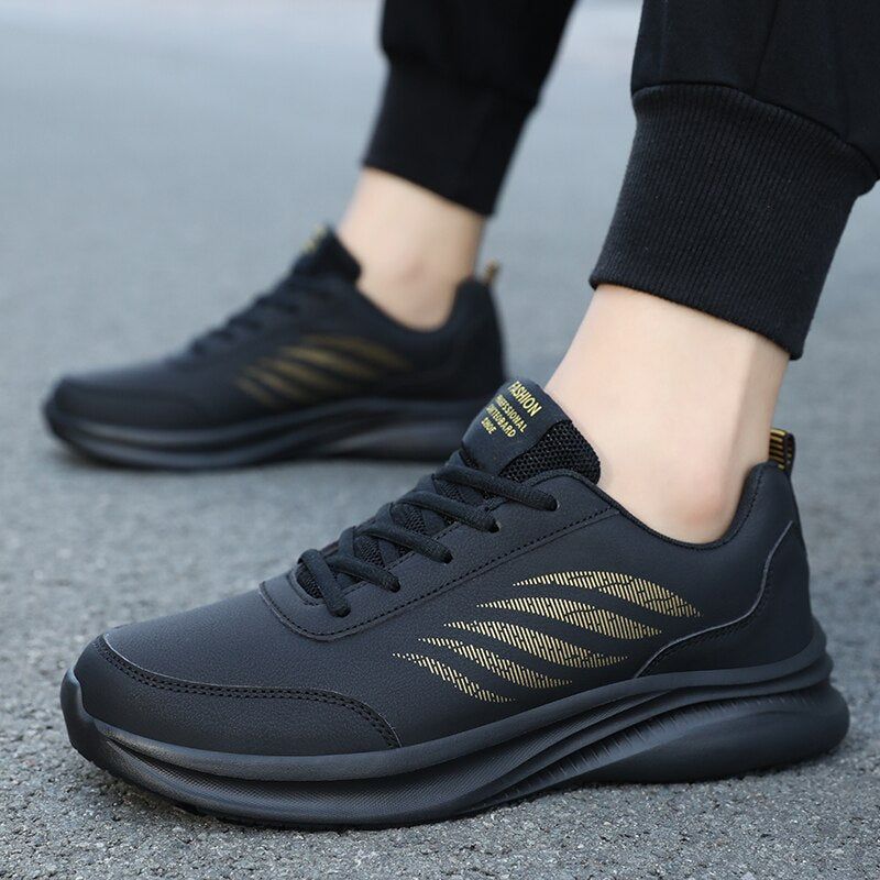 Fashion Running Sneakers - Men's Casual Shoes EN143 BlackWhite / 39