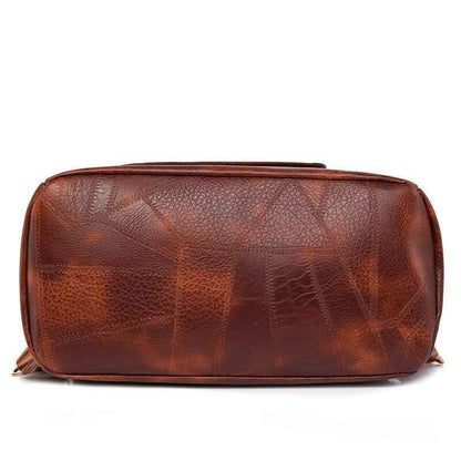 FC221 Vintage Leather Daypack: Cool Backpack with Large Capacity - Touchy Style