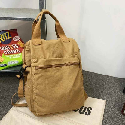 FC234 Portable Canvas School Cool Backpack: Large Capacity - Touchy Style