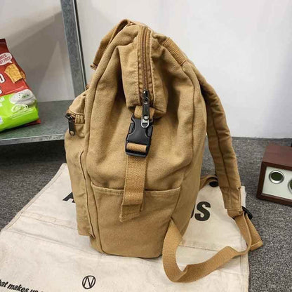 FC234 Portable Canvas School Cool Backpack: Large Capacity - Touchy Style