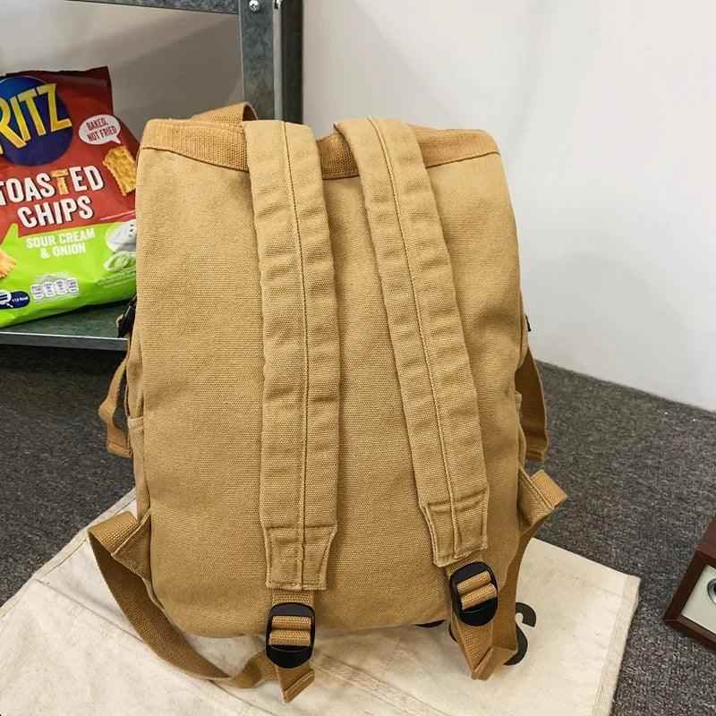 FC234 Portable Canvas School Cool Backpack: Large Capacity - Touchy Style