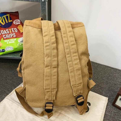 FC234 Portable Canvas School Cool Backpack: Large Capacity - Touchy Style