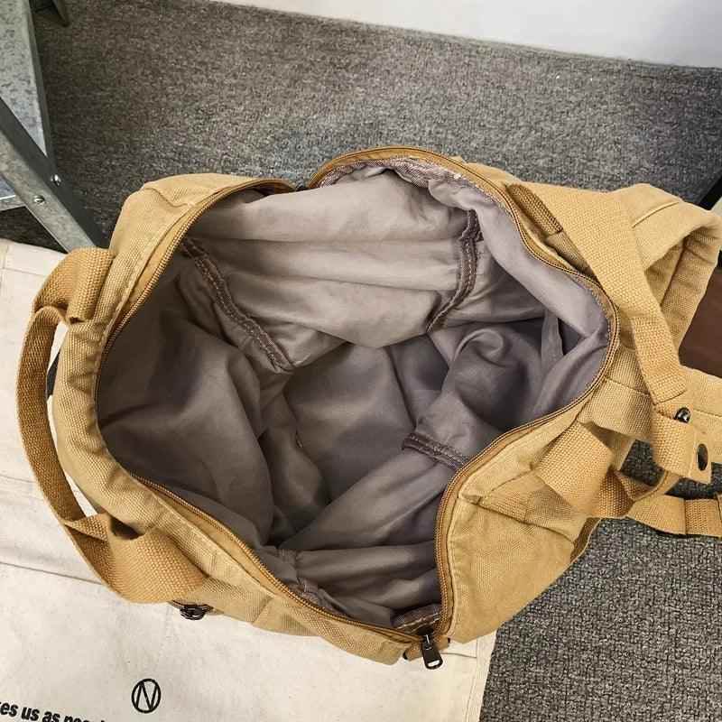 FC234 Portable Canvas School Cool Backpack: Large Capacity - Touchy Style