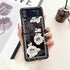 Flower Butterfly Design Cute Phone Case: PC Cover for Galaxy Z Flip 3/4 Clamshell - Touchy Style .