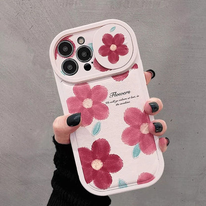 Flower-Push-Pull-Camera-Lens-Protective-Cute-Phone-Cases-For-iPhone-14-Pro-Max-13-12-11-Pro-Max-Touchy-Style