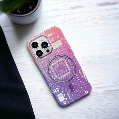 Fluorescent Hard Cover: Luminous Magnetic Cute Phone Case for iPhone 15, 14, 13, and 12 Pro Max - Touchy Style