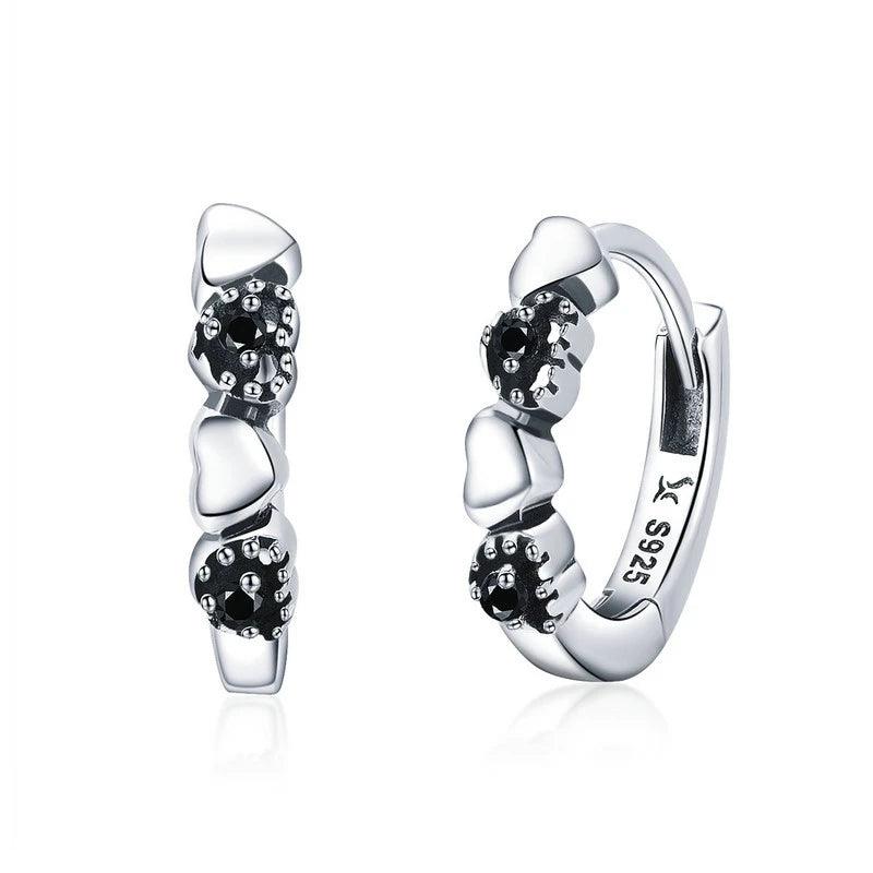 Forever Love 100% 925 Sterling Silver Earring Charm Jewelry - Touchy Style .