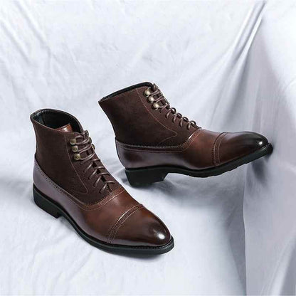 Formal Retro Ankle Boots: Luxury Men&