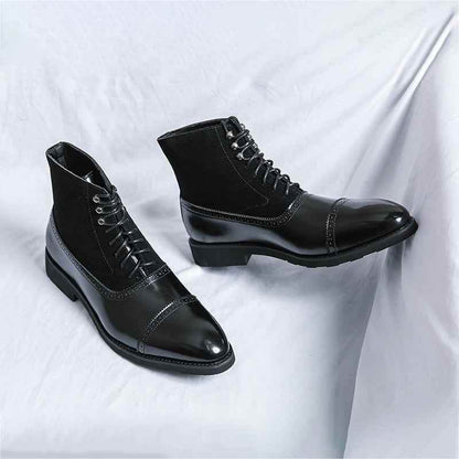 Formal Retro Ankle Boots: Luxury Men&