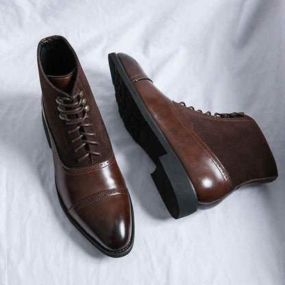 Formal Retro Ankle Boots: Luxury Men&