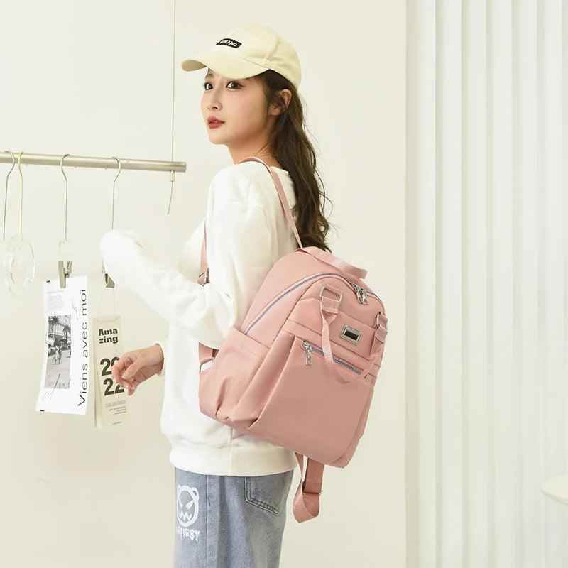 FX255 Leather Fashion Portable Travel Cool Backpack - Touchy Style