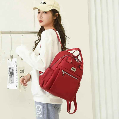FX255 Leather Fashion Portable Travel Cool Backpack - Touchy Style