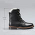 Genuine Leather Ankle Boots Brown Men&