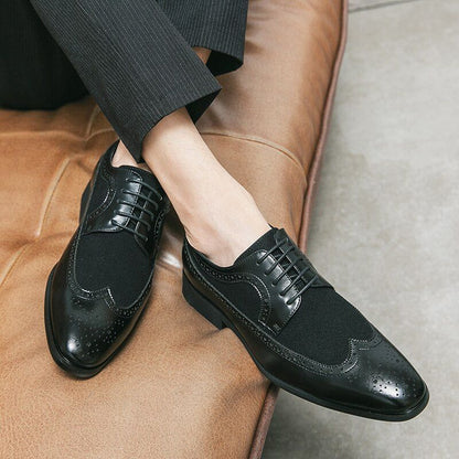 Genuine Leather Oxfords for Formal and Casual Men&