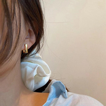 Geometric Sweet Fine Metal Small Stud Earrings - Charm Jewelry WB308 - Touchy Style