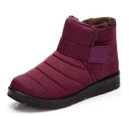 Geometric Waterproof Ankle Boots Brown Men&