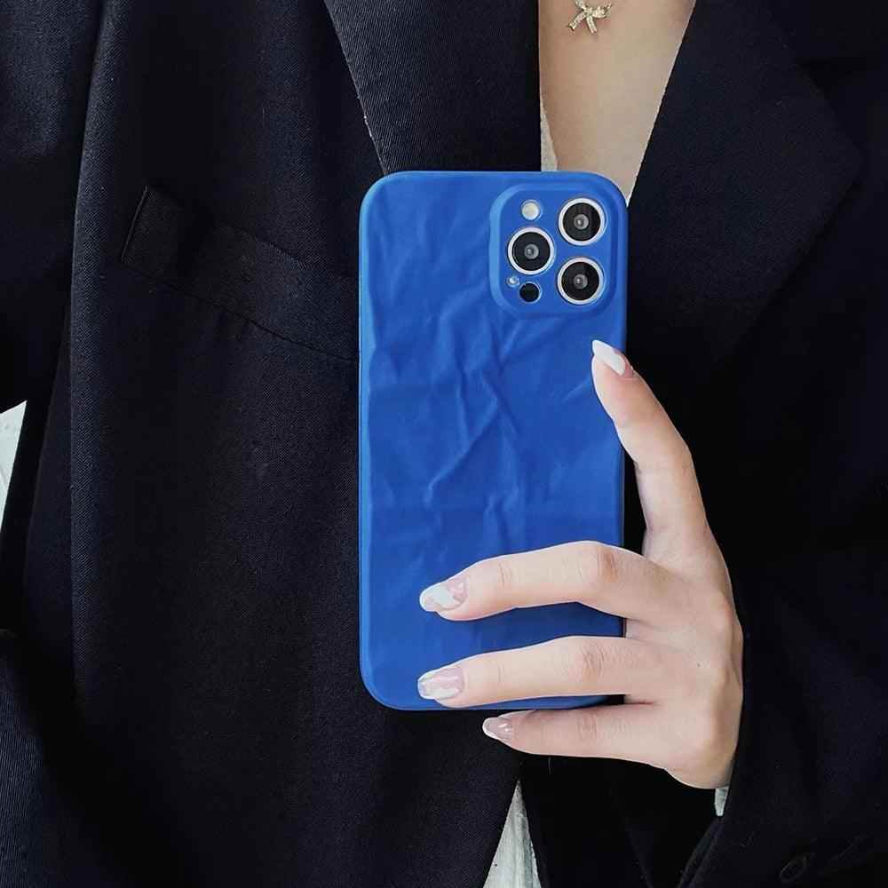 Get a Green Matte Cute Phone Case for iPhone 15, 14, 13, 12 Pro Max, 11 Pro Max, XR, XS, X, 8 Plus, and 7 with a Built-in Lens Cover - Touchy Style .