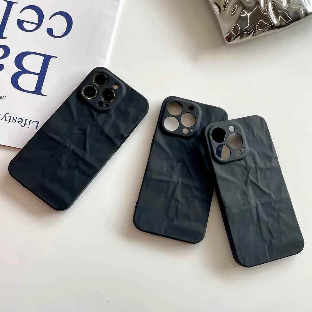 Get a Green Matte Cute Phone Case for iPhone 15, 14, 13, 12 Pro Max, 11 Pro Max, XR, XS, X, 8 Plus, and 7 with a Built-in Lens Cover - Touchy Style .