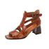 Gladiator Sandals High Heels - Women&