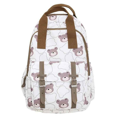GM1242 Girl Cartoon Printing Cool Backpack: Travel School Nylon - Touchy Style