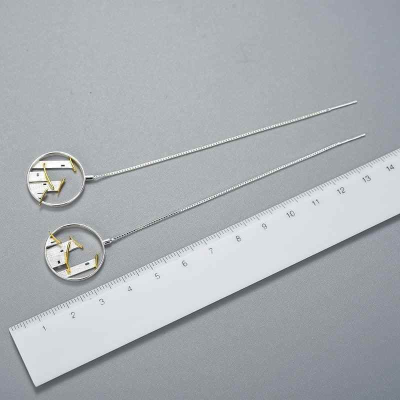 GM1253 Chinese Architectural Dangle Earrings: 925 Sterling Silver Charm Jewelry - Touchy Style