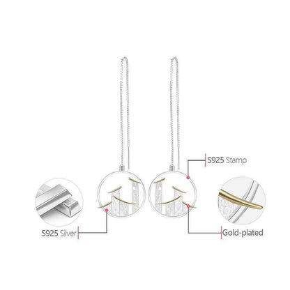 GM1253 Chinese Architectural Dangle Earrings: 925 Sterling Silver Charm Jewelry - Touchy Style