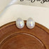 GQ131 Water Drop Pearl Stud Earrings - Fashionable Charm Jewelry - Touchy Style .