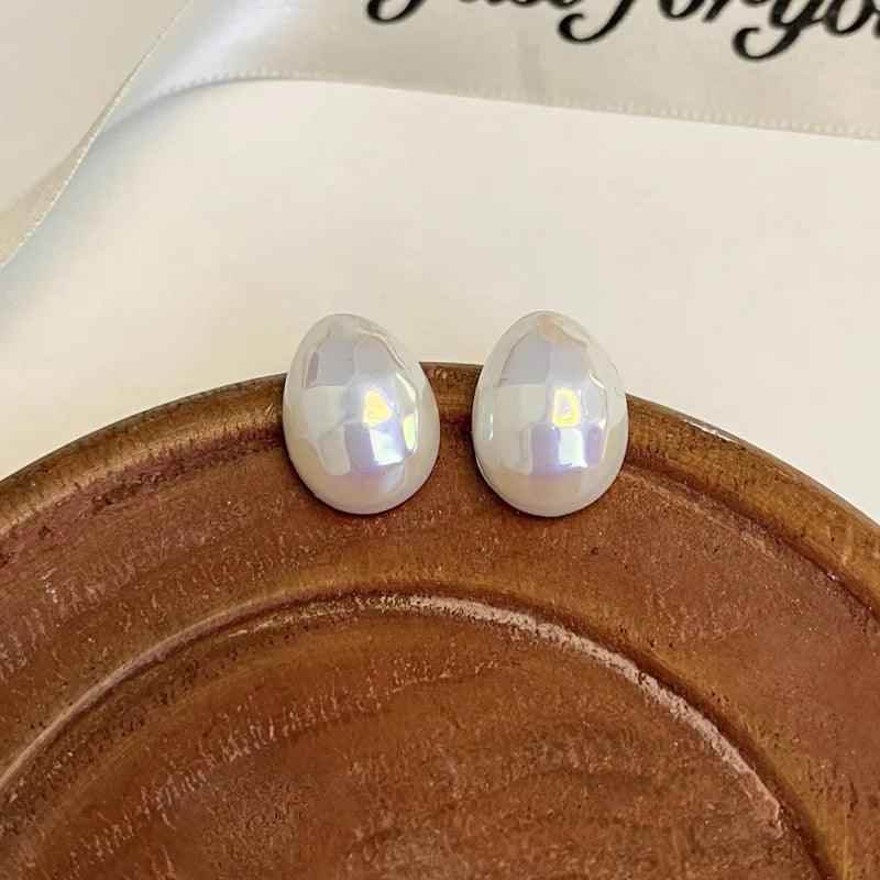 GQ131 Water Drop Pearl Stud Earrings - Fashionable Charm Jewelry - Touchy Style
